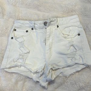Aeropostale White Jean Shorts